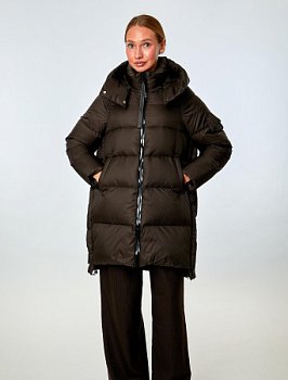 Пуховик с капюшоном