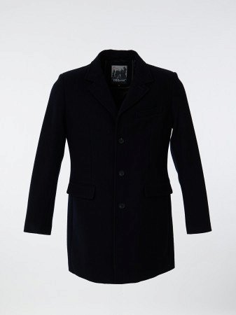 Мужское пальто с английским воротником