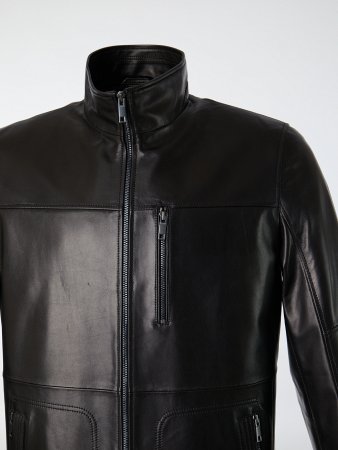 Куртка из натуральной кожи на синтепоне