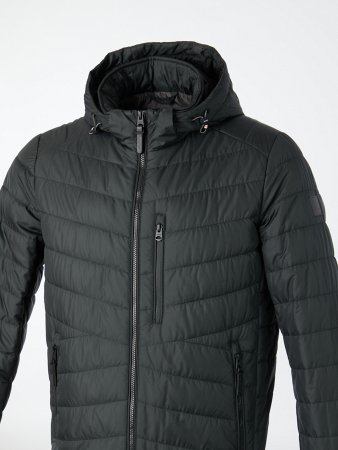 Куртка мужская стёганая с капюшоном