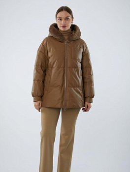 Куртка с капюшоном на пуху