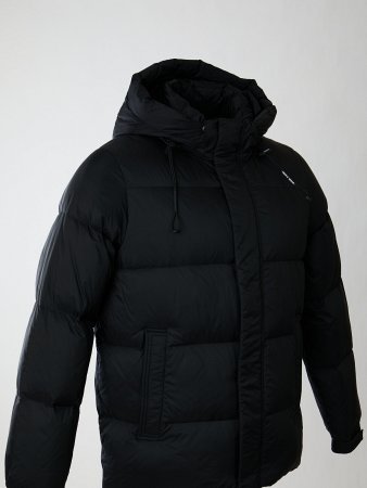 Пуховик мужской с капюшоном на пуху