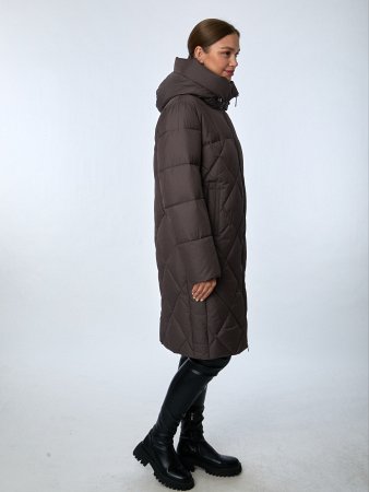 Пуховик женский с капюшоном