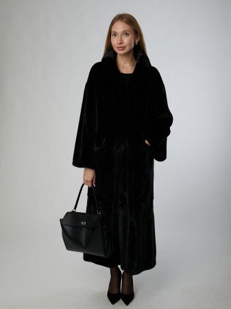 Шуба из натурального меха норки