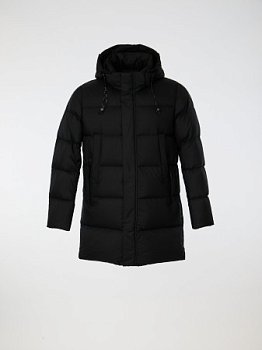Пуховик мужской с капюшоном на пуху
