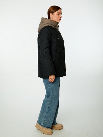 Пуховик стёганый с капюшоном