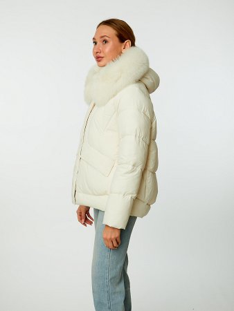 Пуховик стёганый с капюшоном