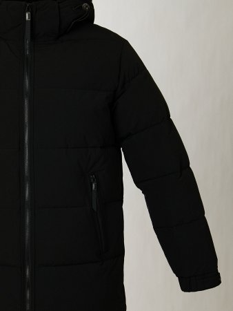 Пуховик мужской стёганый с капюшоном