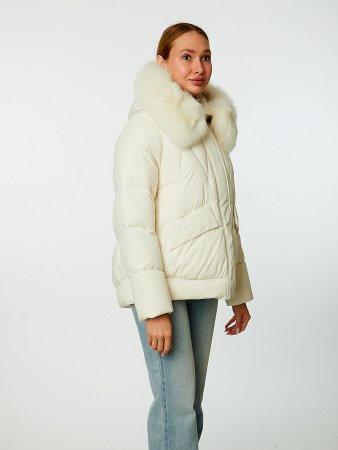 Пуховик стёганый с капюшоном