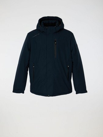 Пуховик мужской с капюшоном удлинённый