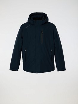 Пуховик мужской с капюшоном удлинённый