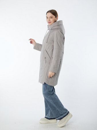 Полупальто женское с капюшоном