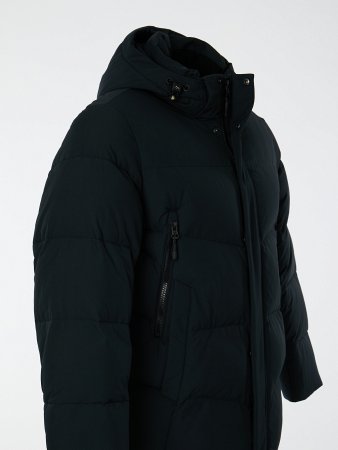 Пуховик мужской стёганый с капюшоном