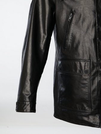 Удлиненная куртка с капюшоном и съемной подстежкой