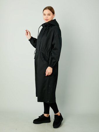 Плащ женский с капюшоном