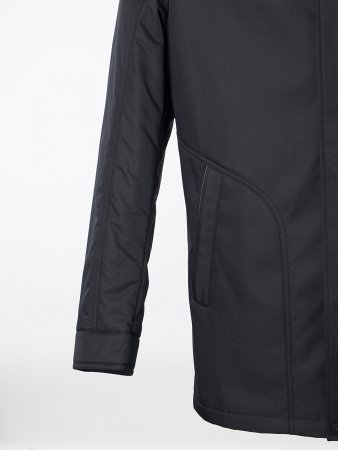 Удлиненная куртка с капюшоном