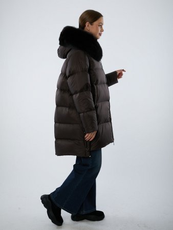 Пуховик с капюшоном