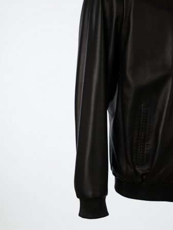 Куртка мужская из натуральной кожи  отделка из трикотажа 