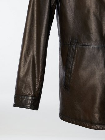 Удлиненная куртка с капюшоном