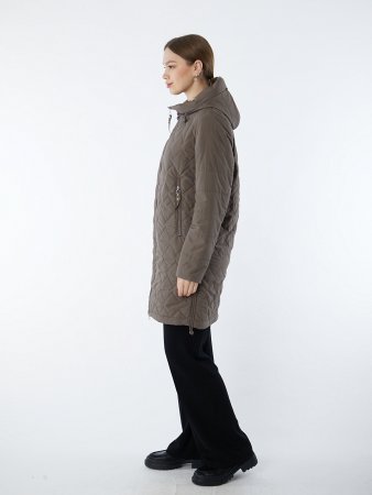 Полупальто женское с капюшоном