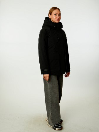 Пуховик женский с капюшоном