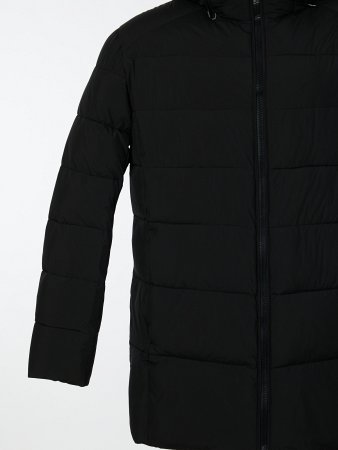 Пуховик стёганый с капюшоном