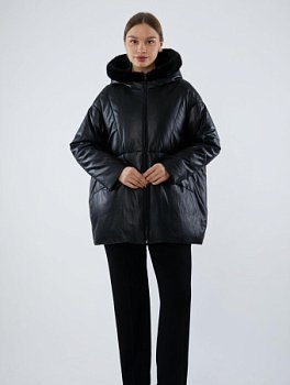 Куртка с капюшоном на пуху