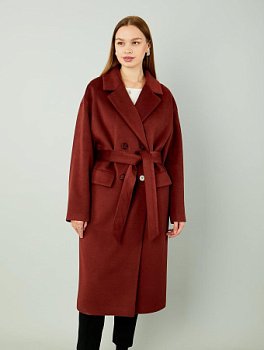 Пальто демисезонное женское с английским воротником