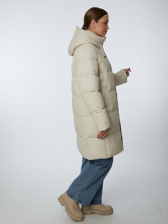 Пуховик женский с капюшоном 