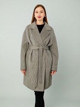 Пальто демисезонное женское с английским воротником