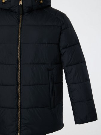 Пуховик стёганый с капюшоном