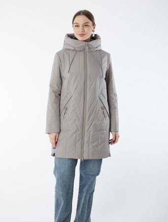 Полупальто женское с капюшоном