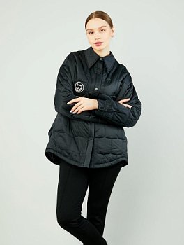 Куртка женская стёганая с отложным воротником