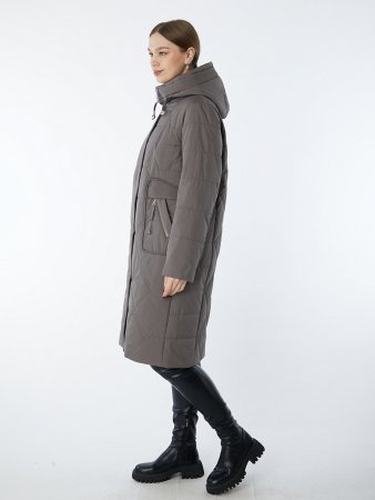 Полупальто женское с капюшоном