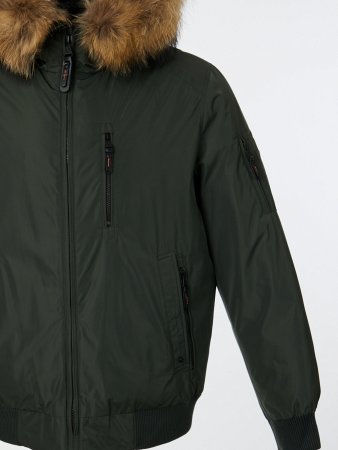 Пуховик мужской укороченный
