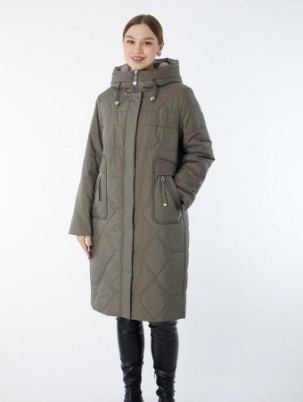 Полупальто женское с капюшоном