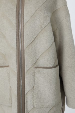 Двусторонняя экодубленка с капюшоном