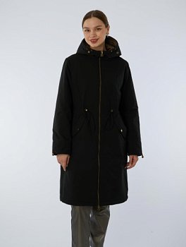 Парка женская удлинённая с капюшоном