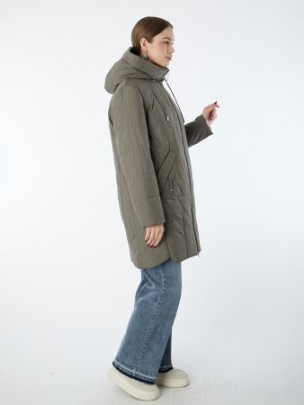 Полупальто женское с капюшоном