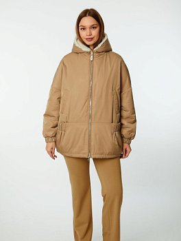 Двусторонняя зимняя куртка с капюшоном