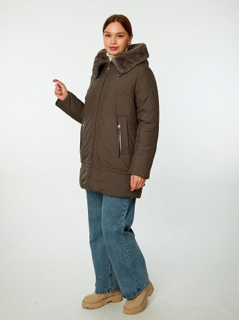 Пуховик стёганый с капюшоном