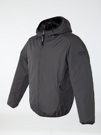 Куртка мужская двусторонняя с капюшоном