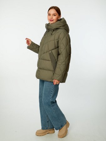 Пуховик стёганый с капюшоном