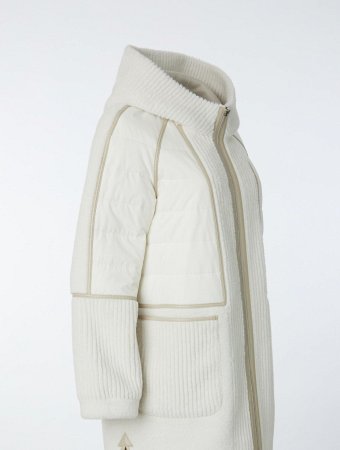 Комбинированная экодубленка с капюшоном