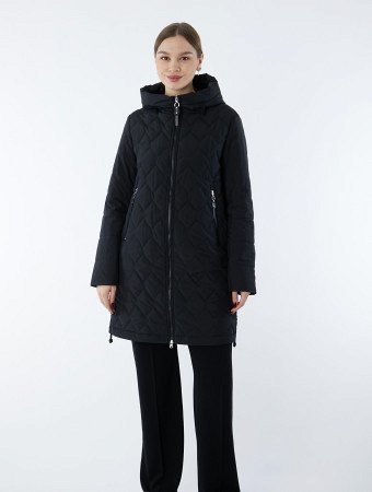 Полупальто женское с капюшоном