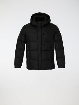 Пуховик мужской стёганый с капюшоном