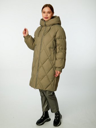 Пуховик стёганый с капюшоном