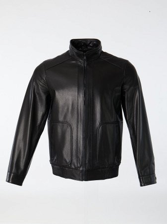 Куртка из натуральной кожи на синтепоне