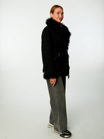 Двусторонняя экодубленка с англ.воротником