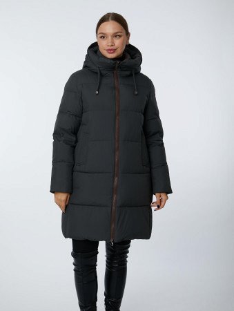 Пуховик женский с капюшоном 